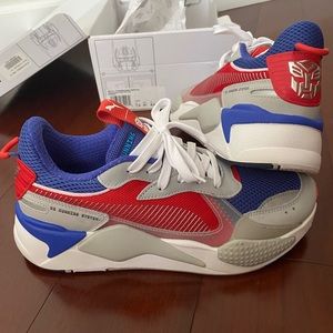 Mens Puma Sneaker Transformers Optimus size 8.5